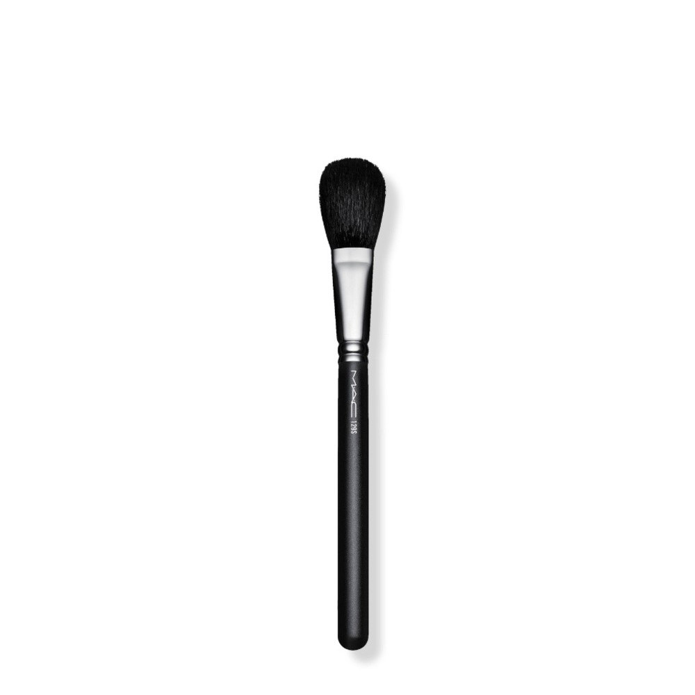 Mac 129S Powder/Blush Makeup Brush Synthetic Bristles Brand New Authentic - Picture 3 of 10